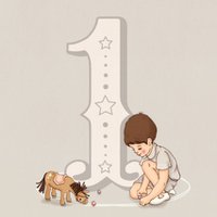 Ansichtkaart Boy One