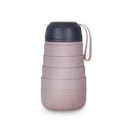 BOUTEILLE PLIABLE ROSE PASTEL HF