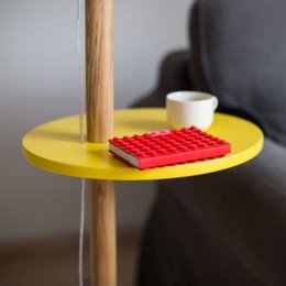 UFO Ashwood Gulvlampe Powder Pink