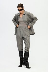 Gray Oversize Jacket (3355) 100% cotton