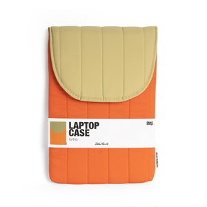 ORANGE PUFFY LAPTOP SLEEVE 15" HF