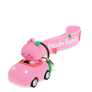 Keyring Bag Charm - Peach