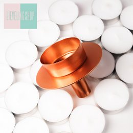 Rosé tea light holder