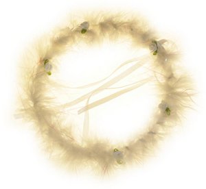 Feest Haarbanden - Witte Halo