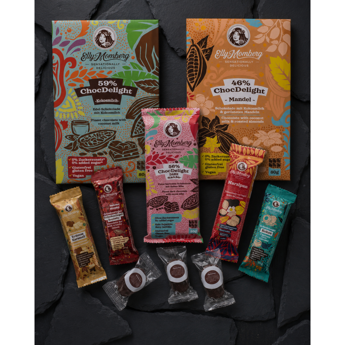 Coffret gourmand S - 9 pièces I 370 g - sans sucre ajouté