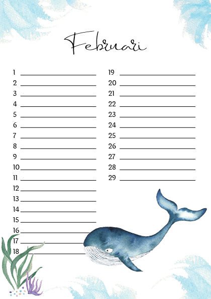 calendario di compleanno