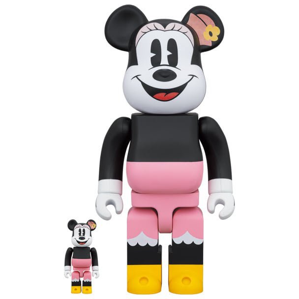 400% & 100% Bearbrick Set - Minnie Mouse (Lunch Box) Online
