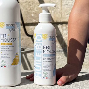FRI'MOUSSE-MASSAGEÖL – BABY, KINDER, SCHWANGERE FRAUEN – DEHNUNGSMARKEN – 200 ml