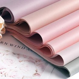 A set of 40 sheets of soft, colorful silk paper in various shades of pink, green, and purple. Suitable for gift wrapping, scrapbooking, and other craft projects.