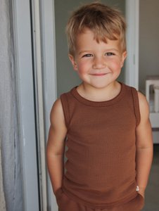 Wollen Kinderhemd - Merinowol - Cinnamon