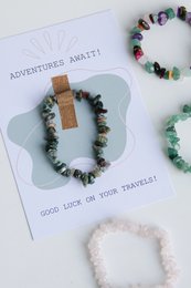 Ceramic compass-shaped cards in a warm, earthy color palette. Features a simple compass design, perfect for friendship or adventure-themed gifts.