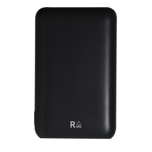 EXTERNAL BATTERY MADE OF RECYCLED ABS WITH A CAPACITY OF 5,000 MAH. INCLUDES A DUAL USB OUTPUT TO CHARGE 2 DEVICES SIMULTANEOUSLY, MICRO USB INPUT AND TYPE-C INPUT AND INPUT CONNECTION6.2 x 9.9 x 1.5 cm | 115 gr.