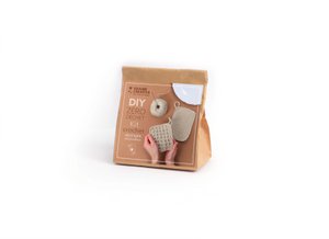 ZERO WASTE HÄKEL-SET WIEDERVERWENDBARE SCHWÄMME 140 x 140 x 85 mm