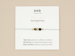 Armband rock, new beginnings, zilver en goud