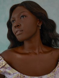 Cosmo Iolite Hoop Earrings