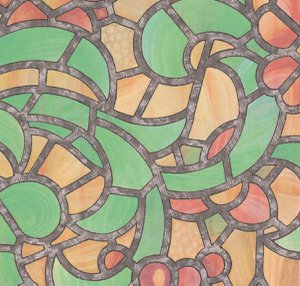 Reims selbstklebende Folie Großrolle grün/gelb 45cmx15mtr