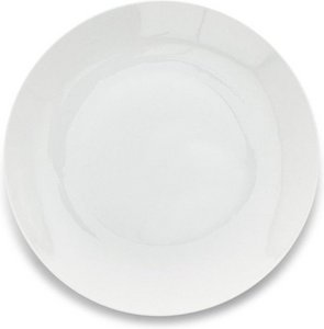 Porzellanteller – (27 cm) – Weiß – Speise- und Frühstücksteller