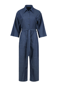 Overall aus Indigo-Baumwolle