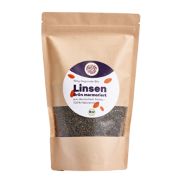 Organic lentils from Germany, high in protein and fiber, locally sourced from Brandenburg region.