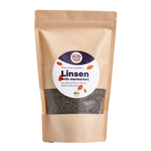 Organic lentils from Germany