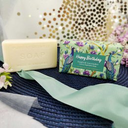 ENGLISH SOAP C° 190g zeep - Happy Birthday - Eng. Lavender