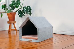 Pethome Perfekt hus til en hund og en kat - lysegrå/genanvendt