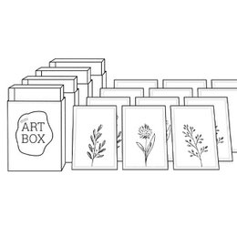 DIY Mini Art – Flores (4 piezas)