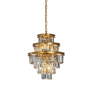 Chandelier Eliza 40 cm - Gold - Iron/Glass