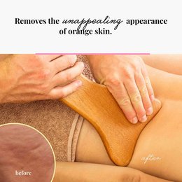 Gua Sha træ cellulite massager lymfedrænage paddle Maderotherapy