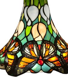 Tafellamp Tiffany diameter 35cm Vlinder Serie LG207260
