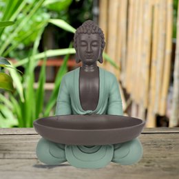 Bodhi statue med fad