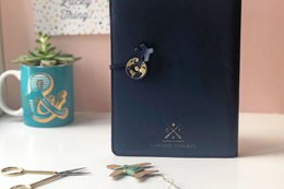 Cuaderno de Viaje Stitch Azul Marino