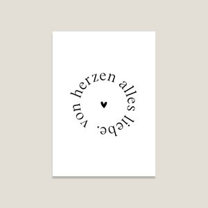 Postcard 'from heart'