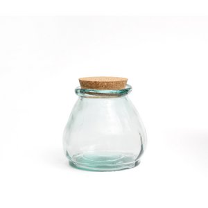 The Belly Glazen Pot - Blauw - S