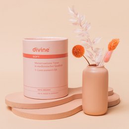 divine Menstruationstasse I Soft l Royal Purple l Größe S
