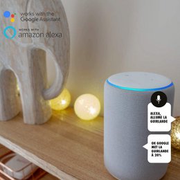 Snowflake Voice Control Light guirlande bomuldskugler Google & Alexa