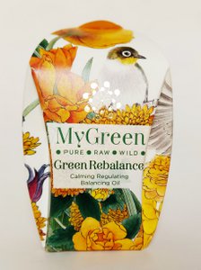 GREEN REBALANCE OIL. Calming Regulating Balancing Oil