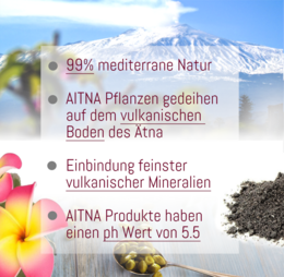 Aitna cosmesi naturale gel doccia per donna e uomo Essenza siciliana di fiori d'arancio, 200ml