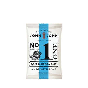 John & John Chips Crisps Sea Salt 40g bag