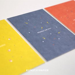 Postkarte Holzschliff Leni Feier