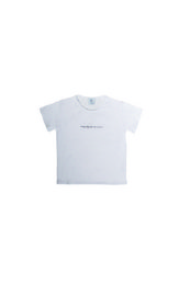 A white t-shirt with the text "FREE THE ARTIST IN YOU" printed on it. The t-shirt is suitable for children aged 2-11 years old.