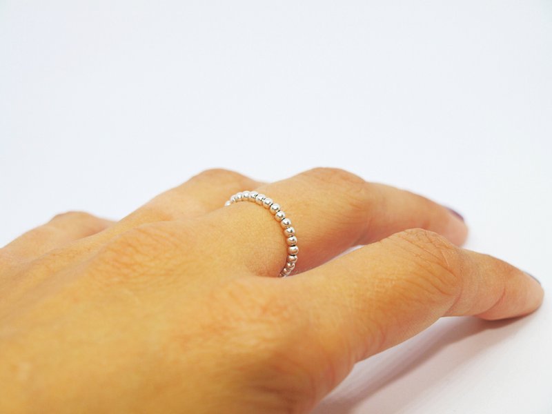 DRAGEE anello di perle d'argento