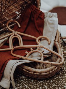 Rattan Kleiderbügel10er Set