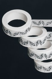 nastro washi piume