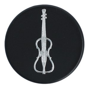 Magnet with silver violin