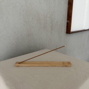Räucherstäbchenhalter - Bambus - 22,8 x 2,1 cm