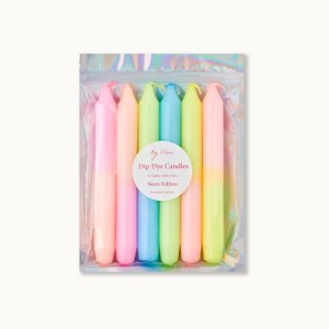 Dip Dye Kerzen Set: Neon Edition