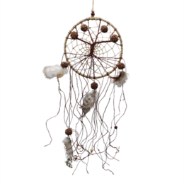 DREAMCATCHER CORDA DI CANAPA CON RUDRASKA