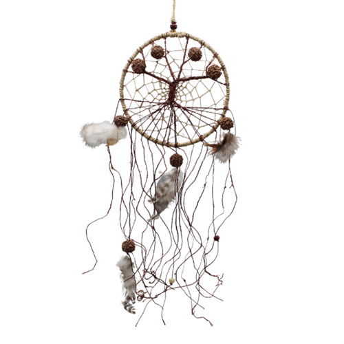 DREAMCATCHER CORDA DI CANAPA CON RUDRASKA