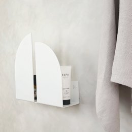 Portariviste da parete BAUHAUS, bianco, nero, grigio, beige
